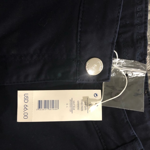 French Designer Jacadi Paris Jeans 5 Pocket , Crushed Nap Dark Navy - Picture 5 of 8